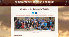 Desktop Screenshot of aidanandhilda.org.uk